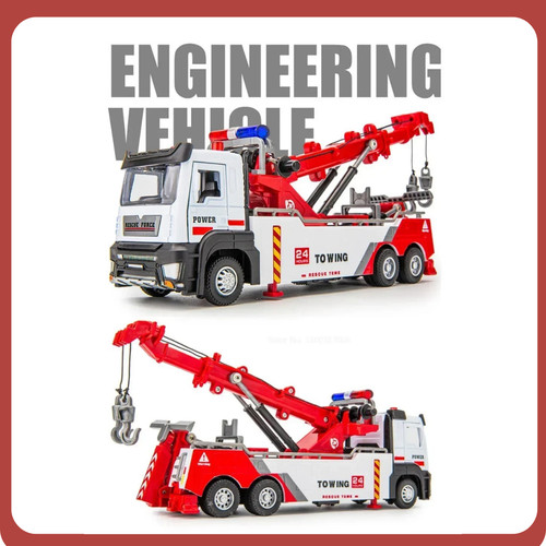 Tow truck metal - metal, alloy