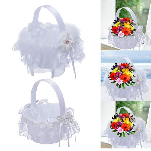 Flower girl basket decorations - flower,