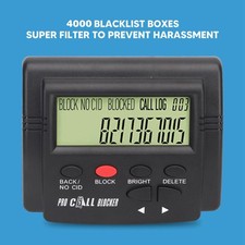 Call Blocker 4000 Groups Large Capacity Prevent Harassment Caller ID Box Wi Fit