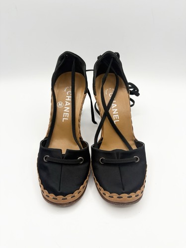 Chanel black satin - chanel, cc