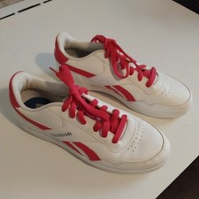 REEBOK  Ladies White/Pink Low