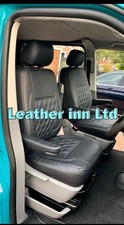 Suitable Tranporter T5 T6 Covers Kombi 5 Seater 1+1 & Triple Bench With Logos