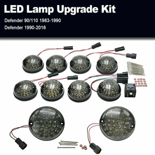 10pcs led smoked black - led,