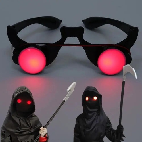 Red eye glasses led - red,