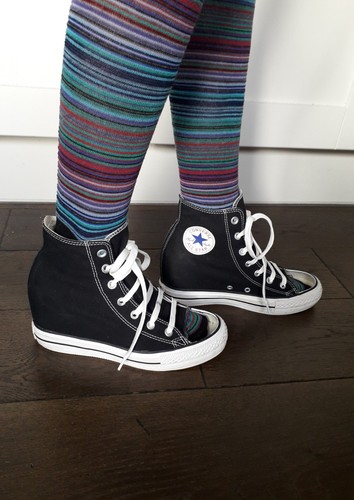 Upcycled converse wedges size - converse,