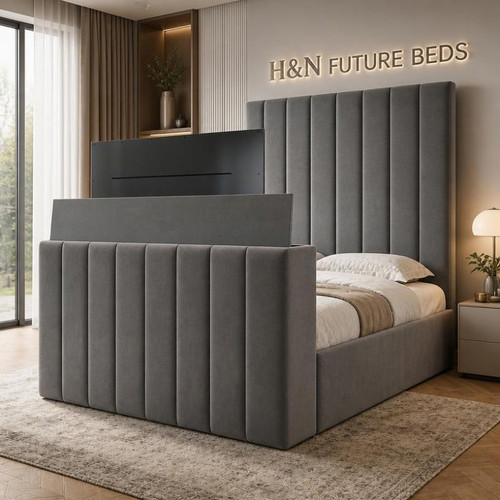 Ottoman panel bed frame - tv,
