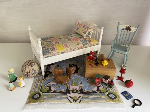 Dolls house child nursery - house,