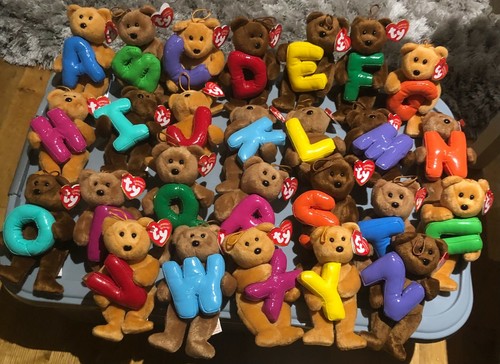 Beanie bear alphabet - beanie, ---