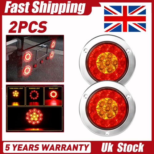 2pcs inch round - inch, tail