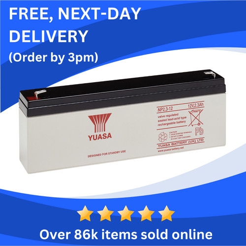 Yuasa 12v 3ah sla battery - yuasa, 2.3ah