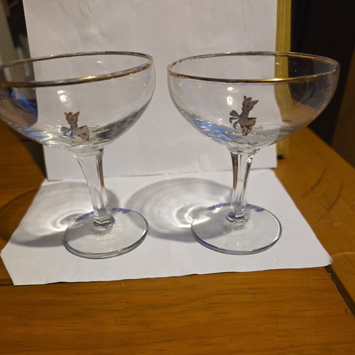 Vintage babycham glass - babycham,