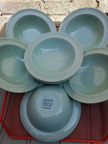 Vintage woods ware - woods, iris