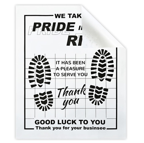 Paper floor mats 100pcs 16x20 - floor,