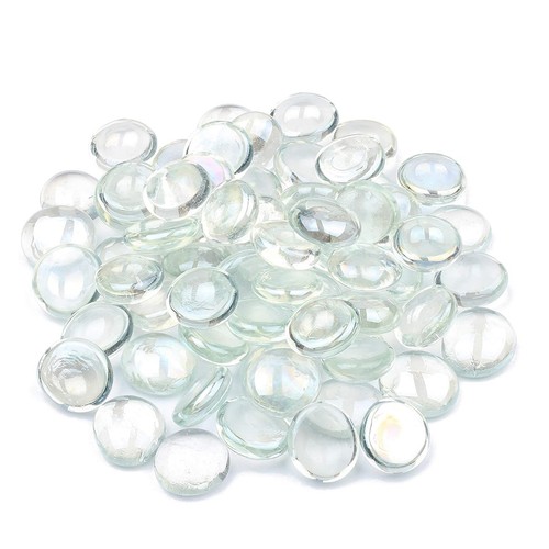 Glass pebbles vase filler - glass,