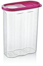 Plastic Cereal Dispenser Storage Container Kitchen Dry Food Rice Pasta Box 2.4L