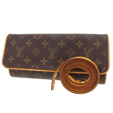 Louis Vuitton LV Pochette Twin GM Used Shoulder Bag Monogram M51852 #AF356 A