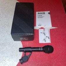 AKG C535 EB Handheld Condenser Microphone w/ Mic Clip, Manual & Original Case!