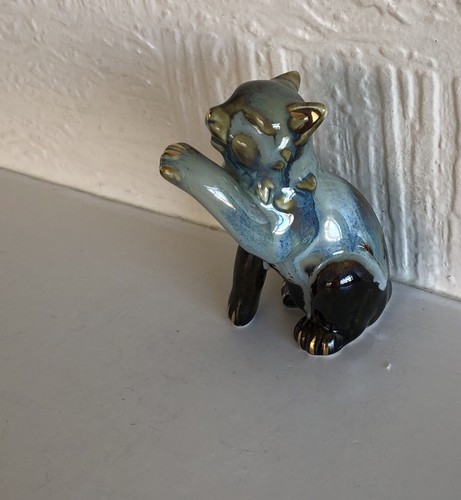 Ceramic cat ornament - cat,