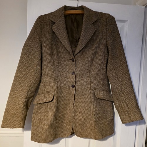 Ladies brown tweed show - brown,