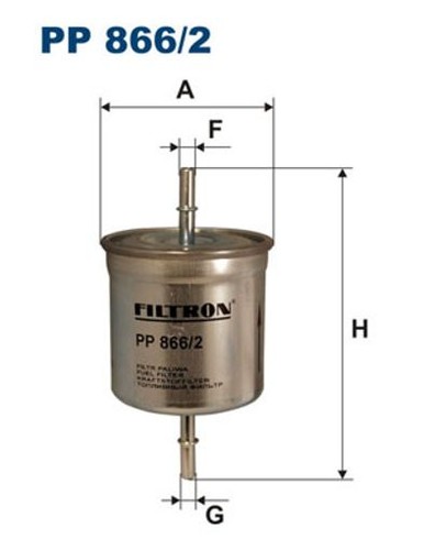 Fits filtron 866 - pp, fuel