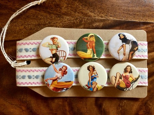 Vintage pin girls poster - girls,,