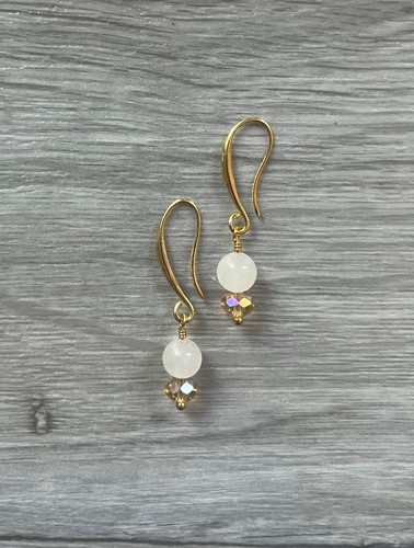 White jade golden crystal - white,