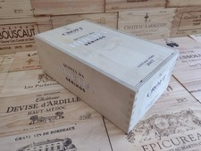 Wooden Wine Port Box Crate ~ Croft, Portugal ~ 12 half bottle box, Storage