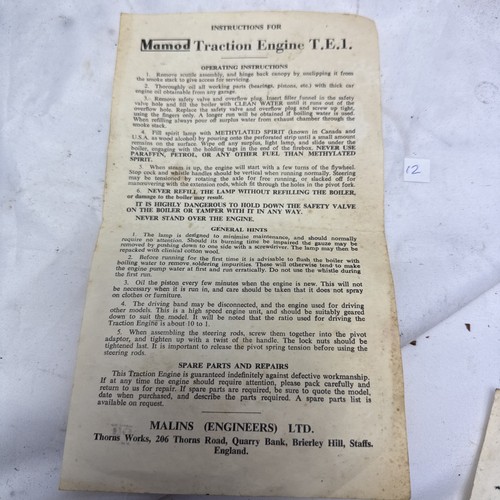 1960s mamod te1 traction - te1,