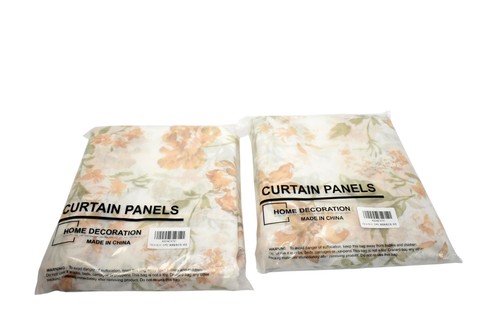 Floral curtain panels - panels, set