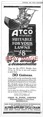 1927 advert atco - 1927, '30