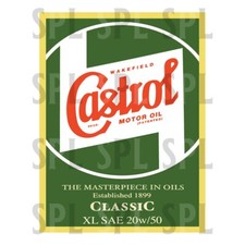 Castrol Motor Oil Metal SIGN