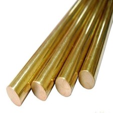 Brass Round Bar Brass Rod CZ121 3mm up to 65mm and all lengths brass bar rod