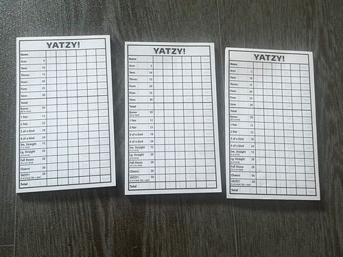 Yahtzee yatzy score - yahtzee,