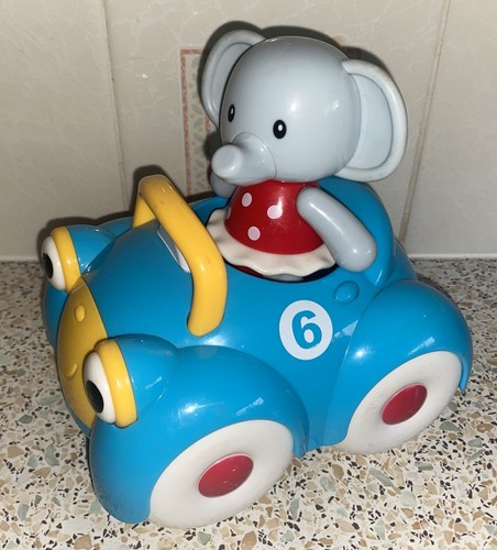 Elc toybox elephant with blue - toybox,