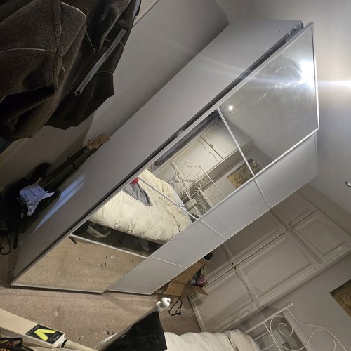 Ikea pax wardrobe mirrored - pax,