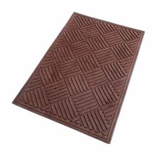 Scraper Mat Door mat Brown Eco-Poly Outdoor/Indoor 60x90cm