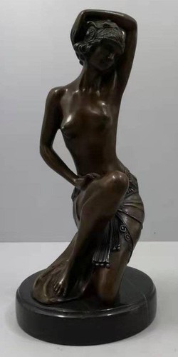 Art deco bronze sculpture - bronze,