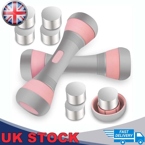 Pink adjustable dumbbell set - adjustable,