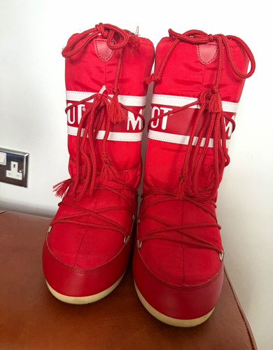 Moon boot original red nylon - boot,
