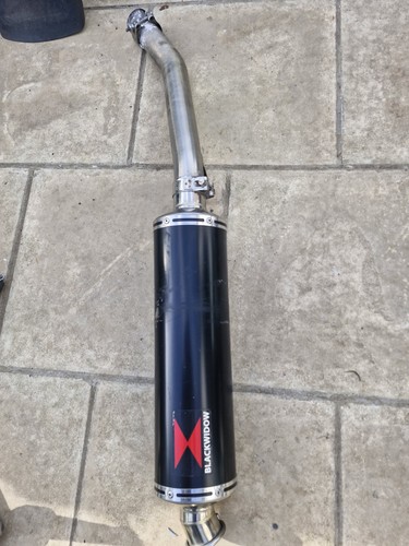 Black widow exhaust - black, suzuki