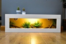 4ft Modern Reptile Vivarium Tanks - LED Light Included