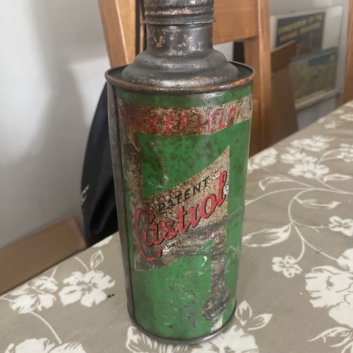 Vintage oil can quart - vintage,