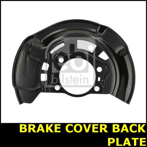 Brake cover back - plate, front