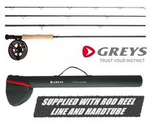 Greys Cruise Fly Fishing Combo Rod  Reel  Case  Loaded with Line  5wt 9ft