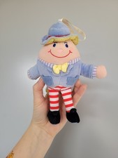 Vintage Boots Tiny Humpty Dumpty Soft Toy Plush Soft Toy With Slight Rattle 16cm