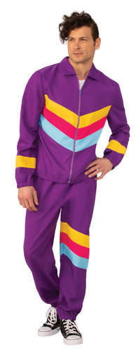 Mens 1980s scouser tracksuit - mens,