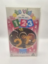 Tots TV Tilly Tom & Tiny's Learning to Count VHS - 1+2=3 Video PAL UK Very Rare