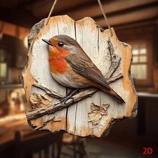 Wooden ROBIN Design Wall