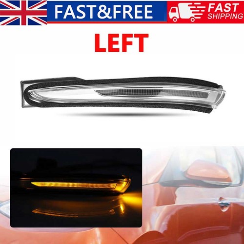 Left led wing door mirror - wing,