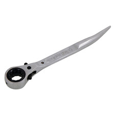 Ratchet Podger Spanner 19mm and 21mm Short Thin Tail Flat